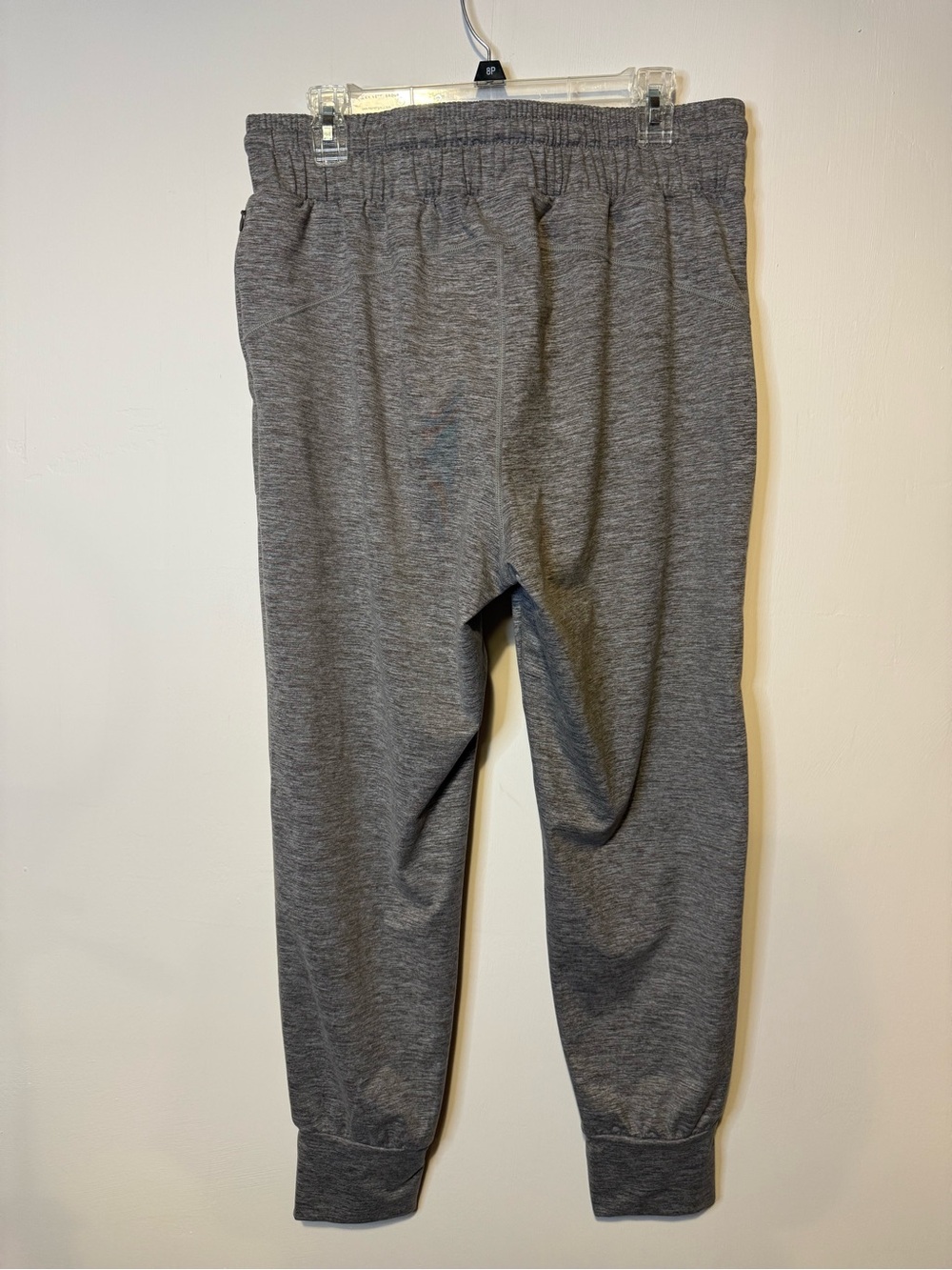 Varley Duke Joggers Plum Kitten Marl Plush Technical Jersey Knit Size Large - Picture 6 of 11